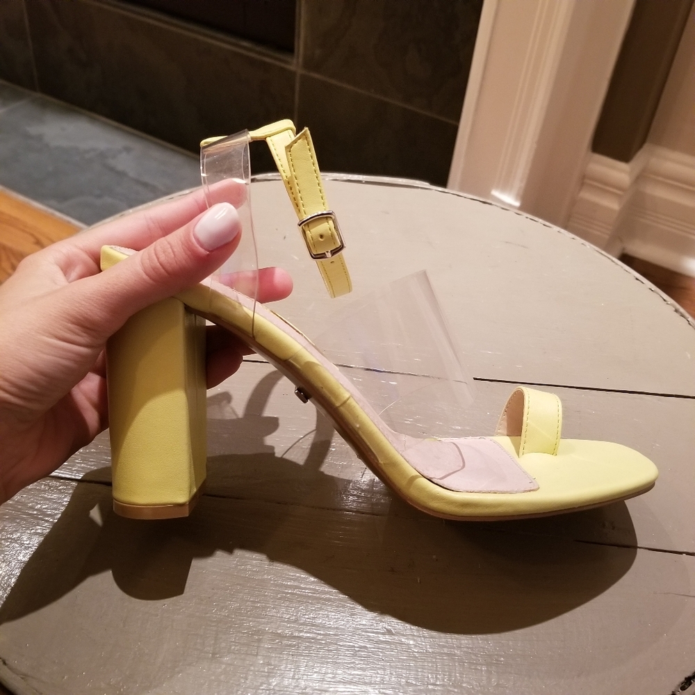 PVC Heeled Sandals - Picture 2 of 7